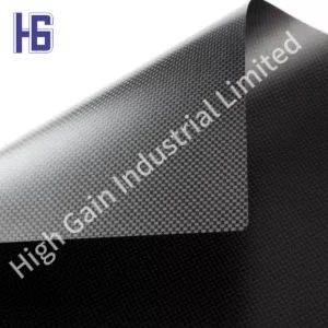 Hojas de fibra de carbono crudo