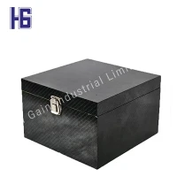 Caja de colección de cigarros de fibra de carbono